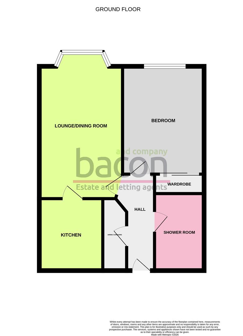 Floor Plan | Flat - Retirement | 10 Southey Road, Worthing | For Sale